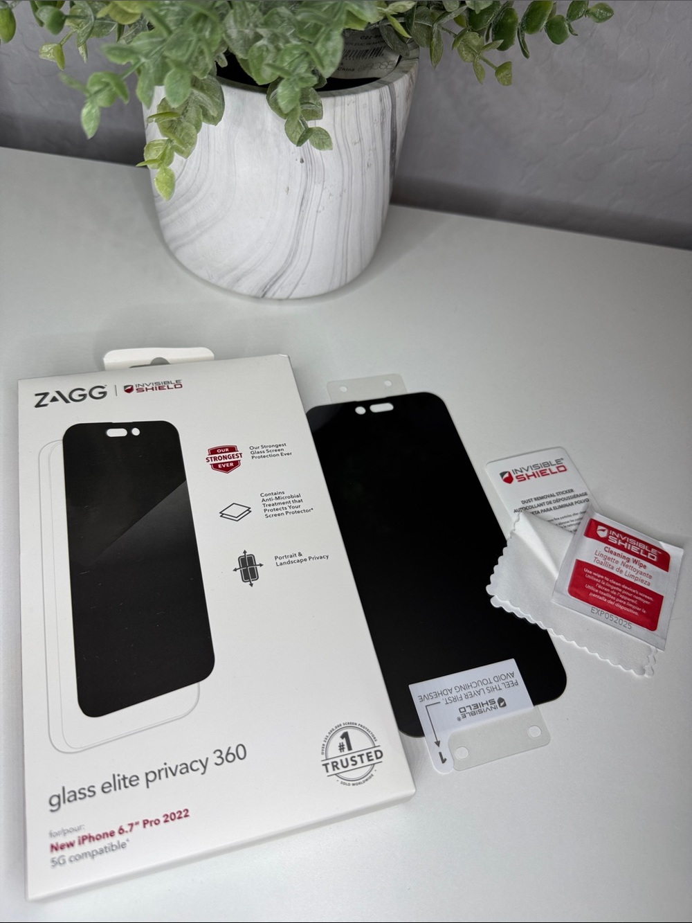New Invisaible Shield 360 Privacy Screen Protector for iphone 6.7" Pro 2022